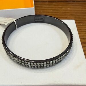Kate Spade Black Crystal Bangle